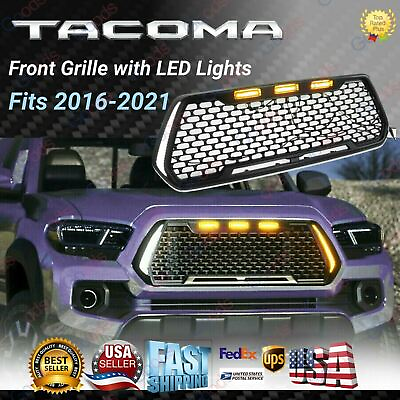 Fits Toyota Tacoma 2016 2021 Turn Signal Day Front Grille LED Light $299.99