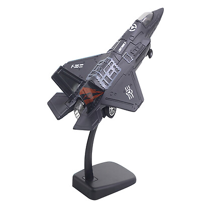 #ad 1 72 Fighter Aircraft F35 Jet Light amp; Sound Alloy Model W Display Stand Gift n AU $27.69