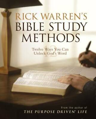 #ad Rick Warren#x27;s Bible Study Methods Paperback By Warren Rick GOOD $4.08