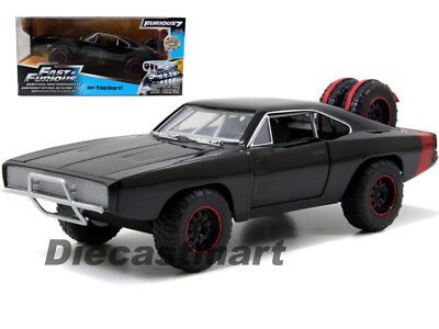 JADA 97038 FAST AND FURIOUS 7 DOM#x27;S 1970 DODGE CHARGER R T 1:24 OFF ROAD BLACK $21.45
