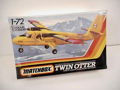 #ad SEALED MATCHBOX CESSNA TWIN OTTER AIRPLANE MODEL KIT 1 72 SCALE $49.49