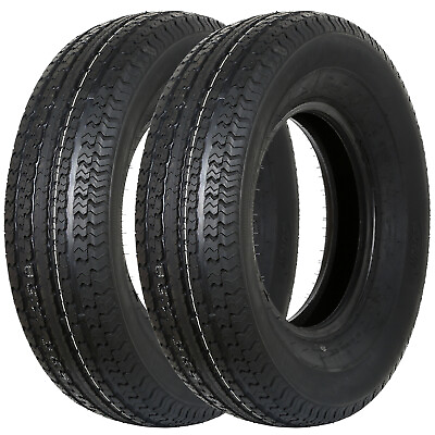 #ad Set of 2 Radial Trailer Tire ST225 75R1510 Ply ST225 75R15 117N Load Range E $139.99