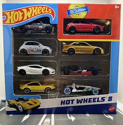 #ad 2024 Hot Wheels 8 Pack w Exclusive Gold Honda Civic SI $19.99