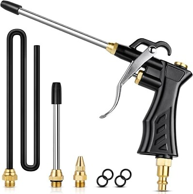 #ad Air Gun for Compressor Air Blow Gun with Brass Adjustable Air Nozzle $15.59