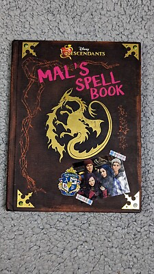 #ad Descendants: Mal#x27;s Spell Book by Disney Books 2015 Hardcover Media tie in $6.78