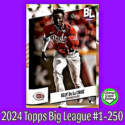 #ad 2024 Topps Big League Baseball #1 250 Pick Your Card Complete Your Set quot;NEWquot; $2.99