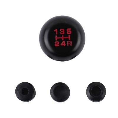 #ad With Adapter Shift Knob Easy Installation Black Car Gear Stick Parts Replacement $17.41