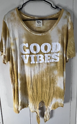#ad Dirty Laundry Size 2x Good Vibes Tshirt $9.00