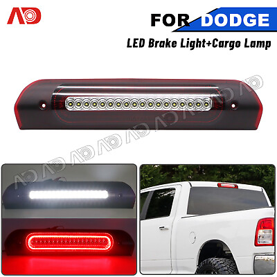 #ad For 02 08 Dodge Ram 1500 2500 3500 Strobe LED 3rd Brake Light Cargo Tail Lamp $49.85