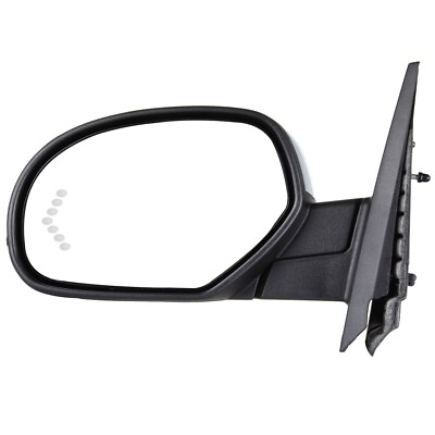 #ad Left Side View Tow Mirror Power Heated Puddle Light For 2007 2014 Chevrolet GMC $135.89