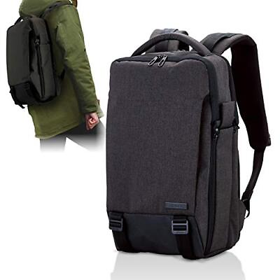 #ad Elecom BM OF02BK Backpack Business Bag Black off toco 15.6quot; PC Storage A4 $148.99