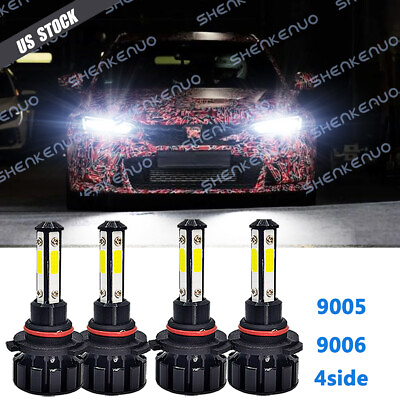 #ad FOR Honda Civic 9005 9006 V5B Bombillas de conversión de faros LED 2004 2010 $29.74