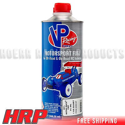 #ad VP Racing Fuel PowerMaster Car 20% Nitro 9% Synthetic Castor Oil 1 Quart $22.99