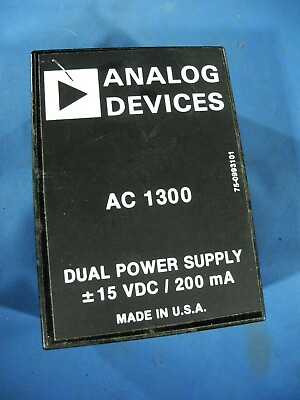 #ad Analog Devices AC1300 Dual Power Supply FREE amp; FAST SHIPPING TESTED $49.99