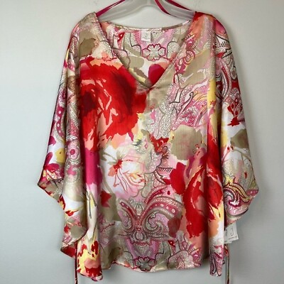 #ad NWT Jones New York Kimono Top Size 1X $27.95