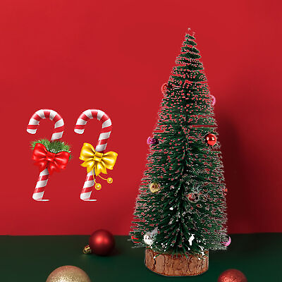 #ad 10 15 20 25 30cm Mini Christmas Tree Colorful Beads Decorative Holiday Window $8.44