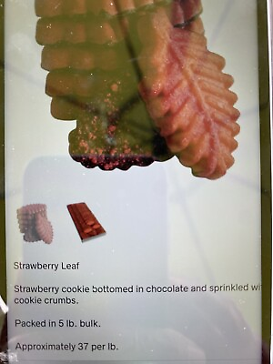 #ad Strawberry Cookie Bottomed In Chocolate 5 lbs For $54 . Buy In Bulk And Save . $54.00
