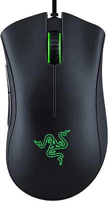 #ad DeathAdder Essential Gaming Mouse: 6400 DPI Optical Sensor 5 Programmable Butt $48.99