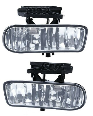 #ad LeftRight Fog light Set Fit For 99 02 GMC Sierra Fog Lights Driving Lamp $19.99