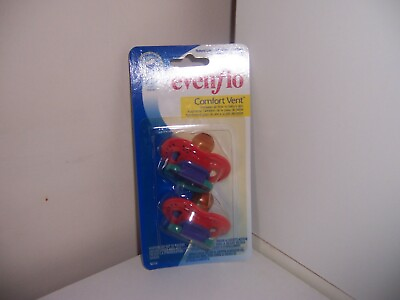 #ad Evenflo 0 3 months comfort vent pacifier red latex new $26.79