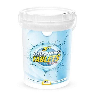 Pool Care 3 inch Chlorinating Tablets 25 pound $130.01