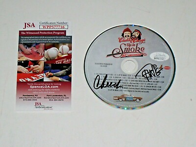 #ad Cheech Marin and Chong signed Up in Smoke 40th Anniversary CD DVD JSA Witness $119.95