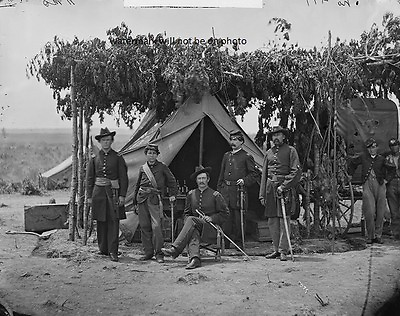 #ad Officers of 2nd New York Artillery at Fort CF Smith 8quot;x 10quot; Civil War Photo #99 $7.43