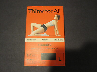 #ad Thinx for All Brief Bikini Hi Waist Boyshort Super Heavy Moderate L $5.00