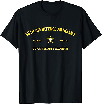 #ad NEW LIMITED 56th Air Defense Artillery US Army Brigade T Shirt $17.99