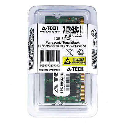 1GB SODIMM Panasonic ToughBook 29 30 30 CF 30 Mk2 30CW1AXS 51 52 Ram Memory $12.09