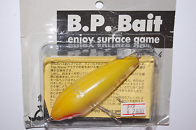 #ad rare b.p. bait topwater surface game bass pond japan lure keel head 3 1 2quot; $49.95