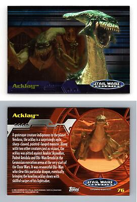 #ad Acklay #76 Star Wars Evolution Update 2006 Topps Trading Card GBP 0.99