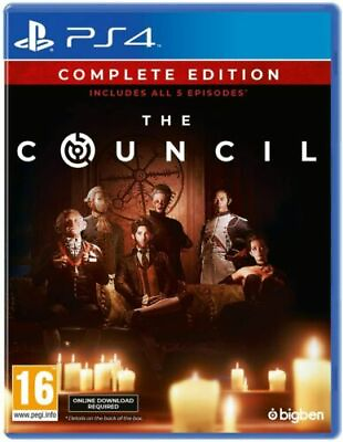 #ad The Council Complete Edition Playstation 4 PS4 EXCELLENT Condition PS5 Compatibl $38.29