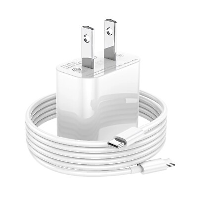 #ad OEM Original Genuine Apple iPhone 15 14 13 Charger Cable 3f6ft 20W Power Adapter $14.99