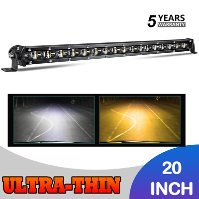 #ad 20quot;inch Amber White LED Offroad Work light Bar ATV SUV 4X4 Truck PK 22quot; 32quot; $43.20