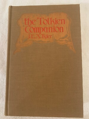 #ad The Tolkien Companion by J. E. A. Tyler St. Martin Press 1976 1st Edition HC VG $9.99