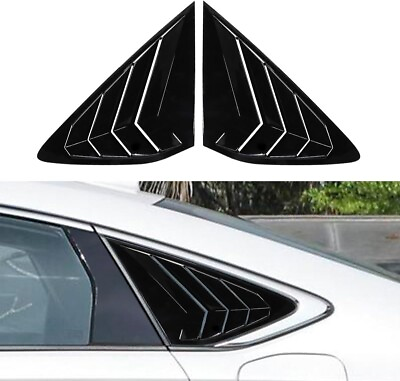 #ad DLOVEG Car Rear Side Window Louvers for Honda Accord 2023 2024 Accessories Cover $29.13