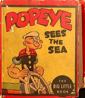 #ad Popeye Sees the Sea #1163 VG 1936 $25.00