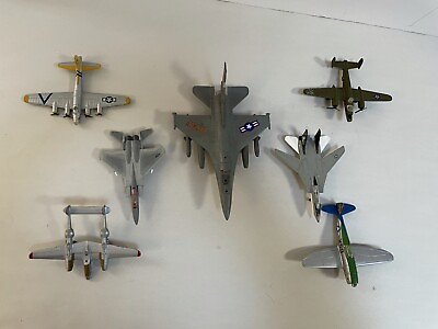 LOT 7 Road Champs amp; Maisto Flyers Military Airplane army plane Lightening Tomcat $33.75
