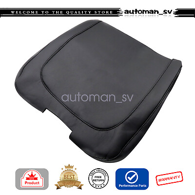 #ad Fits 13 18 Dodge Ram Leather Center Console Lid Armrest Cover Black Jump Seat $5.69