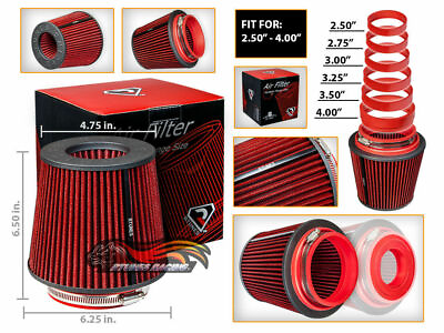 #ad Cold Air Intake Filter Universal RED For M300 M350 M375 M400 MB300 Mini Ram $476.99