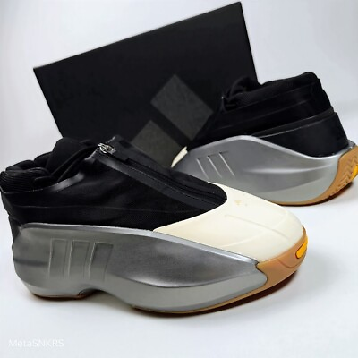 #ad Adidas Crazy Infinity Men#x27;s US 11.5 Gum Silver Black White Retro Basketball Kobe $118.80