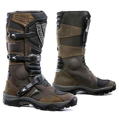 #ad motorcycle boots Forma Adventure brown waterproof adv touring dual road riding $299.00