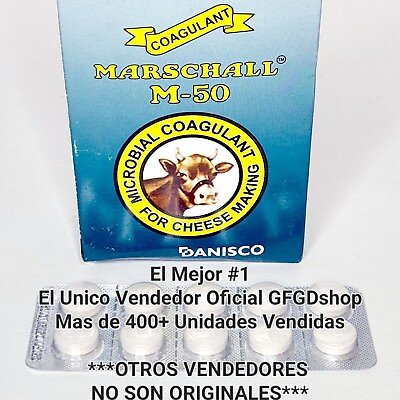 #ad Cuajo Coagulante Marschall 10 Pastillas Tabletas Para Hacer Queso Rennet Tablets $9.95