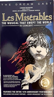 #ad Les Miserables In Concert VHS 1986 $4.99