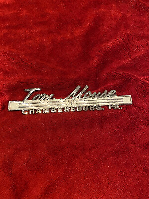 #ad Vintage Car Auto Dealer Metal Emblem from Tom Mouse Motors in Chambersburg PA. $44.95