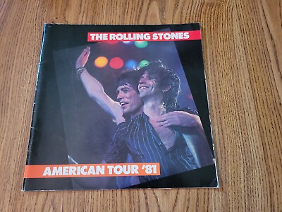 #ad The Rolling Stones 1981 USA tour program in very good condition 1985 calendar $25.00