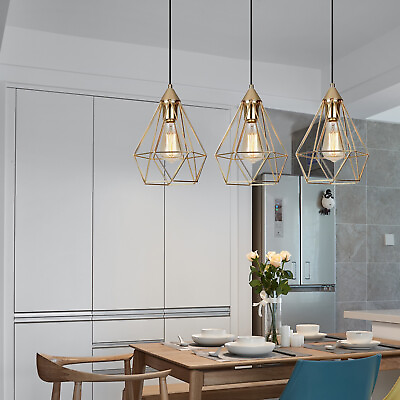 #ad Modern Chandelier Kitchen Island Pendant Light Ceiling Lighting Fixture 3 Heads $28.50