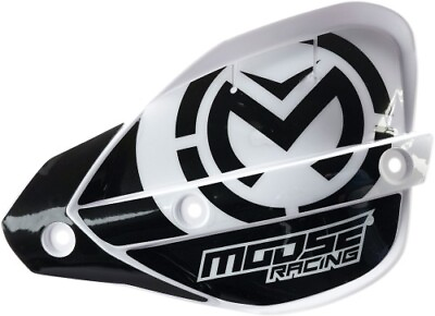 #ad Moose Enduro Replacement Handguard Shield White Textile Aluminum 0635 1470 $31.95