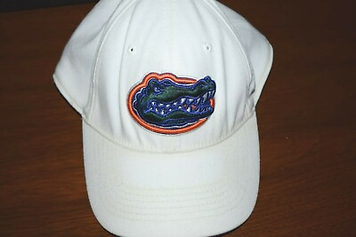 #ad Florida Gators Embroidered One Fit Ball Cap Hat Top Of The World TOW White L XL $19.99